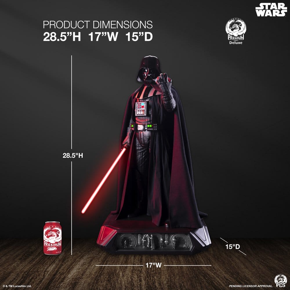 Star Wars Estatua 1/3 Darth Vader Deluxe Edition 72 cm
