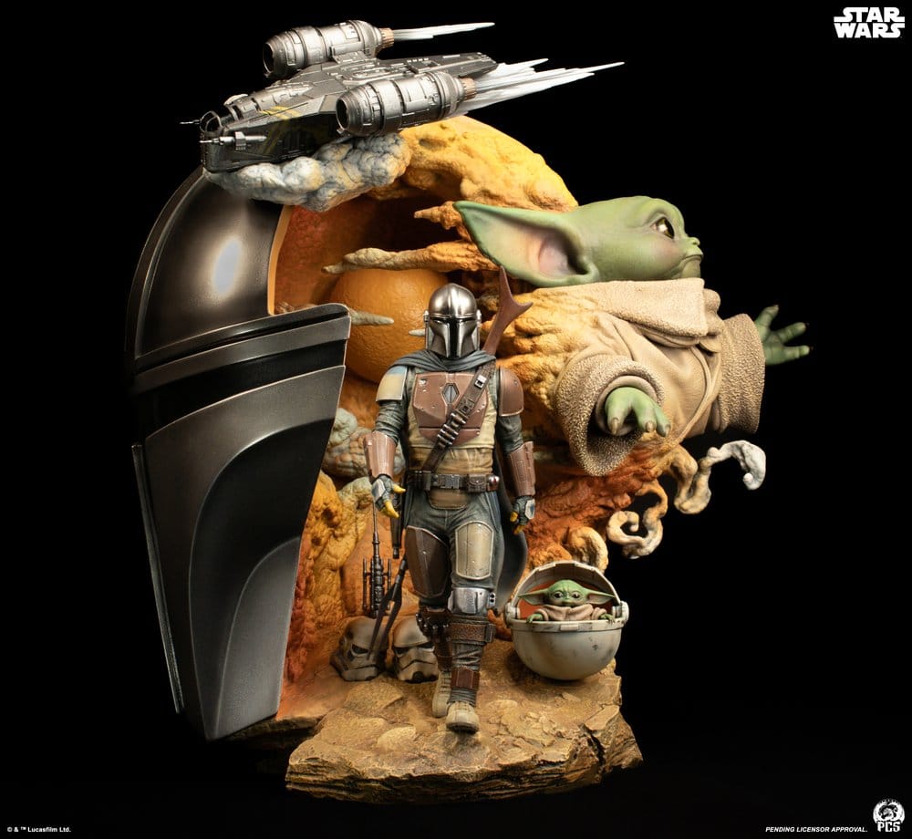 Star Wars: The Mandalorian Busto Fine Art 41 cm