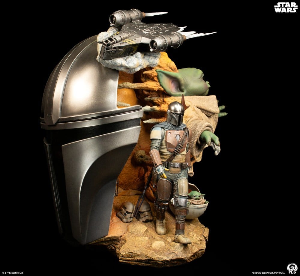 Star Wars: The Mandalorian Busto Fine Art 41 cm