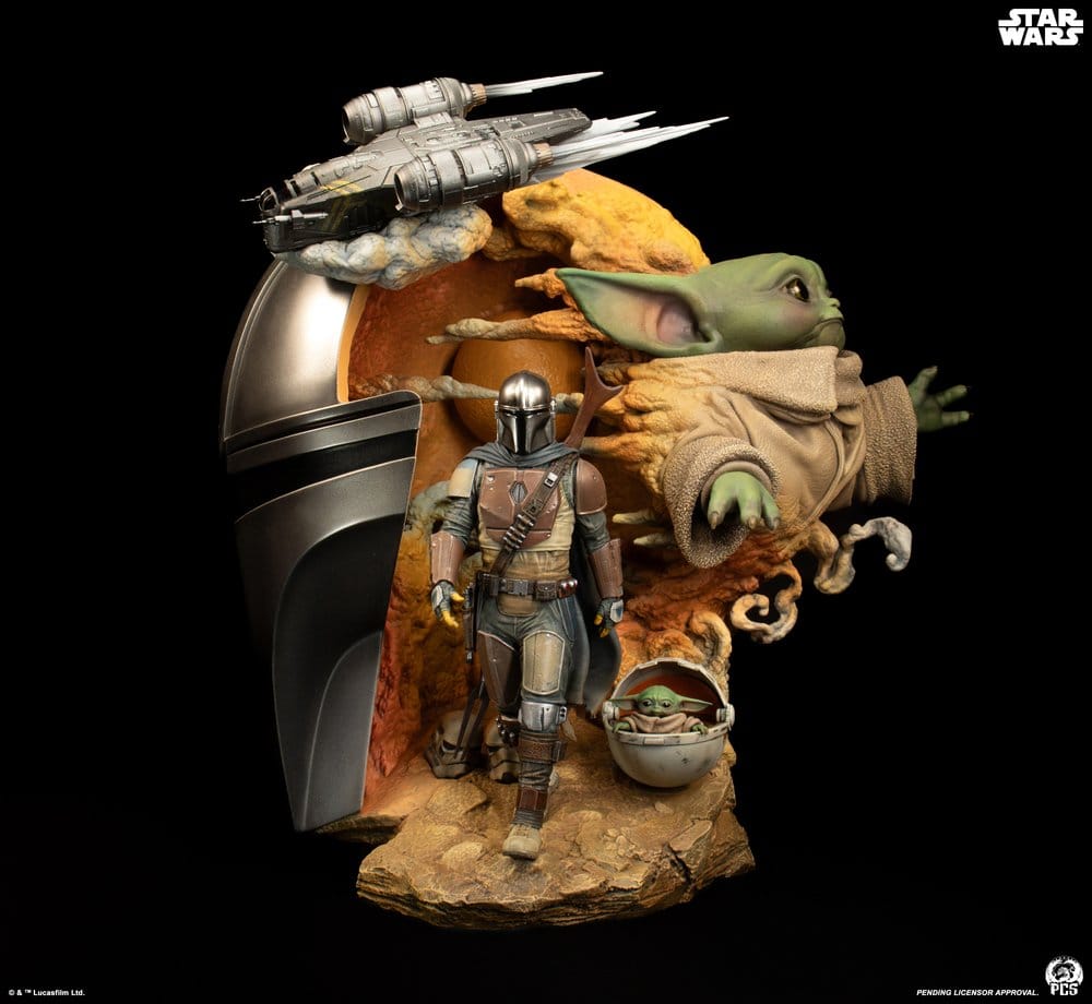 Star Wars: The Mandalorian Busto Fine Art 41 cm