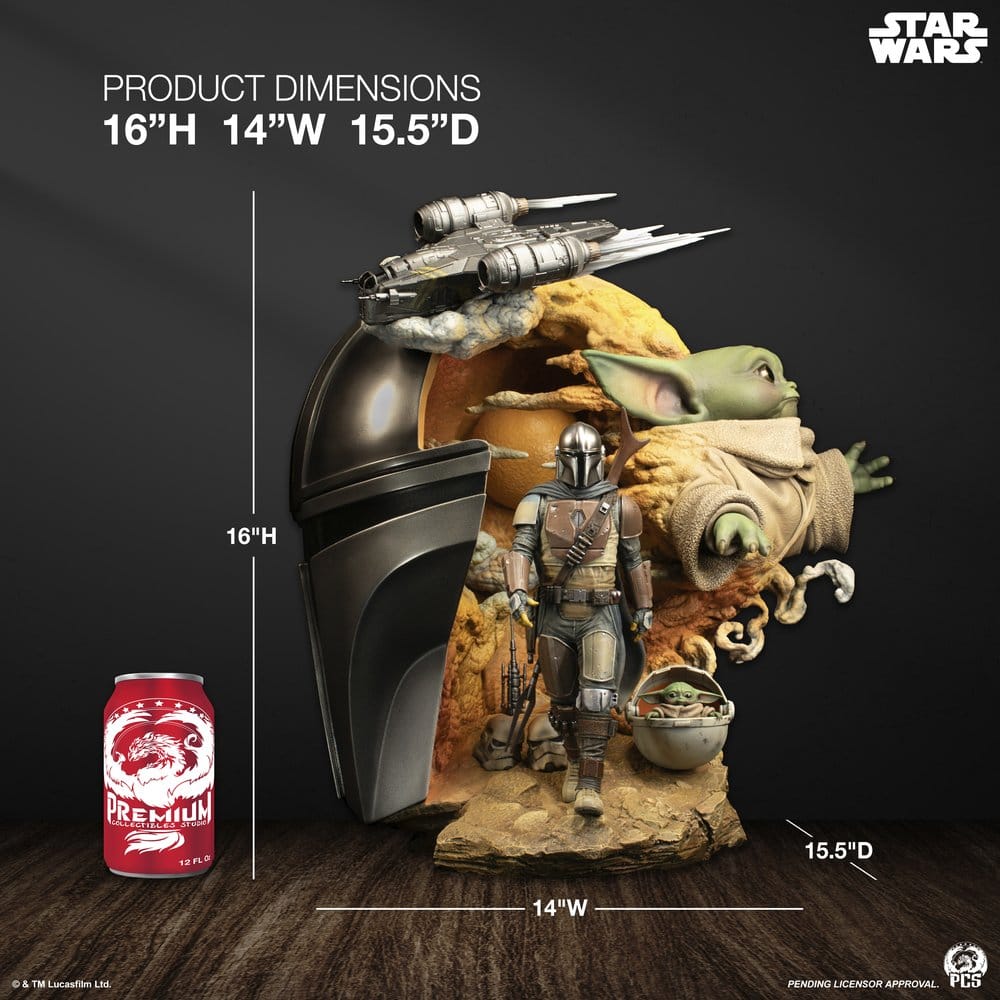 Star Wars: The Mandalorian Busto Fine Art 41 cm