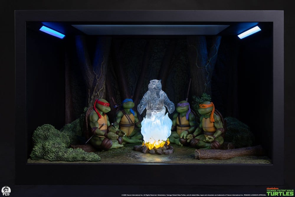 Tortugas Ninja (Movie Moments) Mini Scale Diorama Splinter's Spirit 36 cm