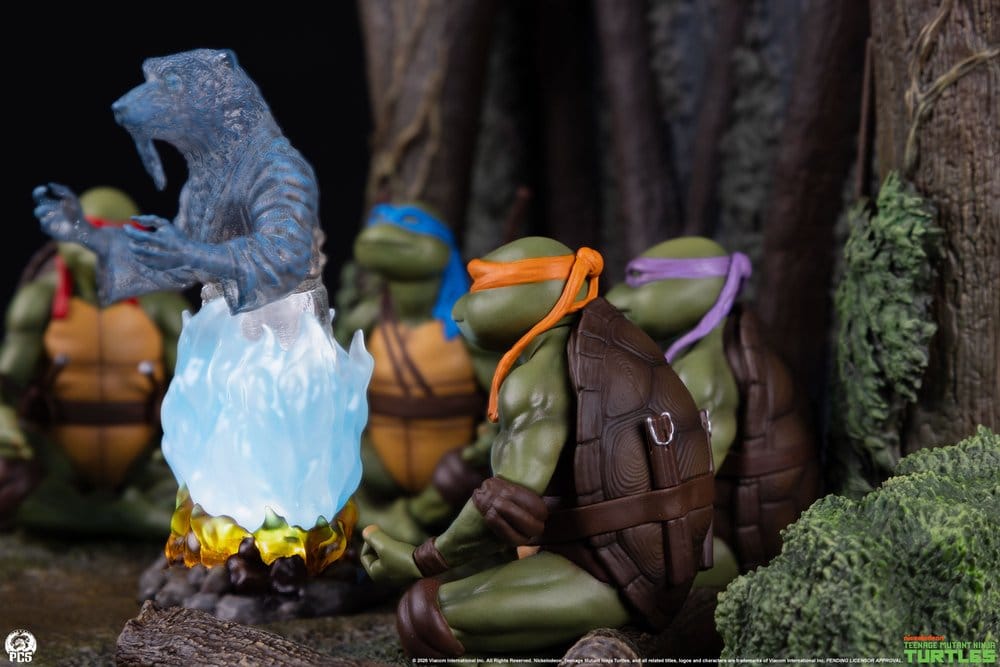 Tortugas Ninja (Movie Moments) Mini Scale Diorama Splinter's Spirit 36 cm
