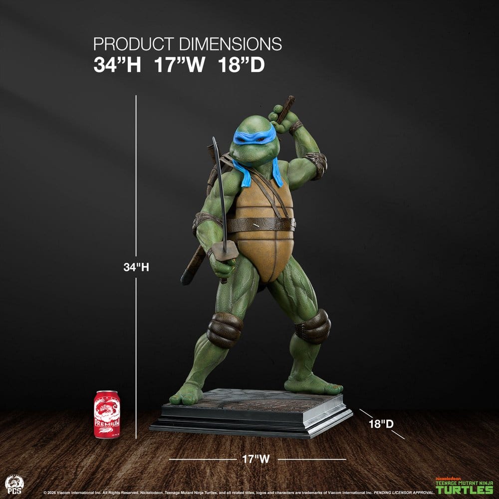 Tortugas Ninja Estatua 1/2 Leonardo 86 cm