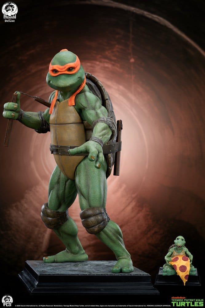 Tortugas Ninja Estatua 1/2 Michelangelo Deluxe Edition 84 cm