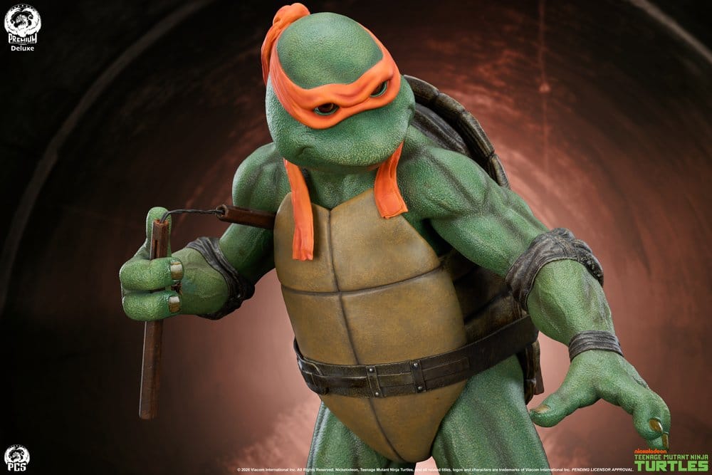 Tortugas Ninja Estatua 1/2 Michelangelo Deluxe Edition 84 cm