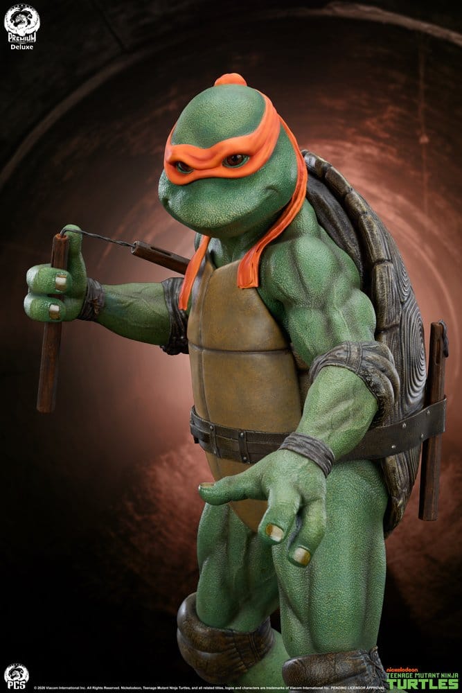 Tortugas Ninja Estatua 1/2 Michelangelo Deluxe Edition 84 cm