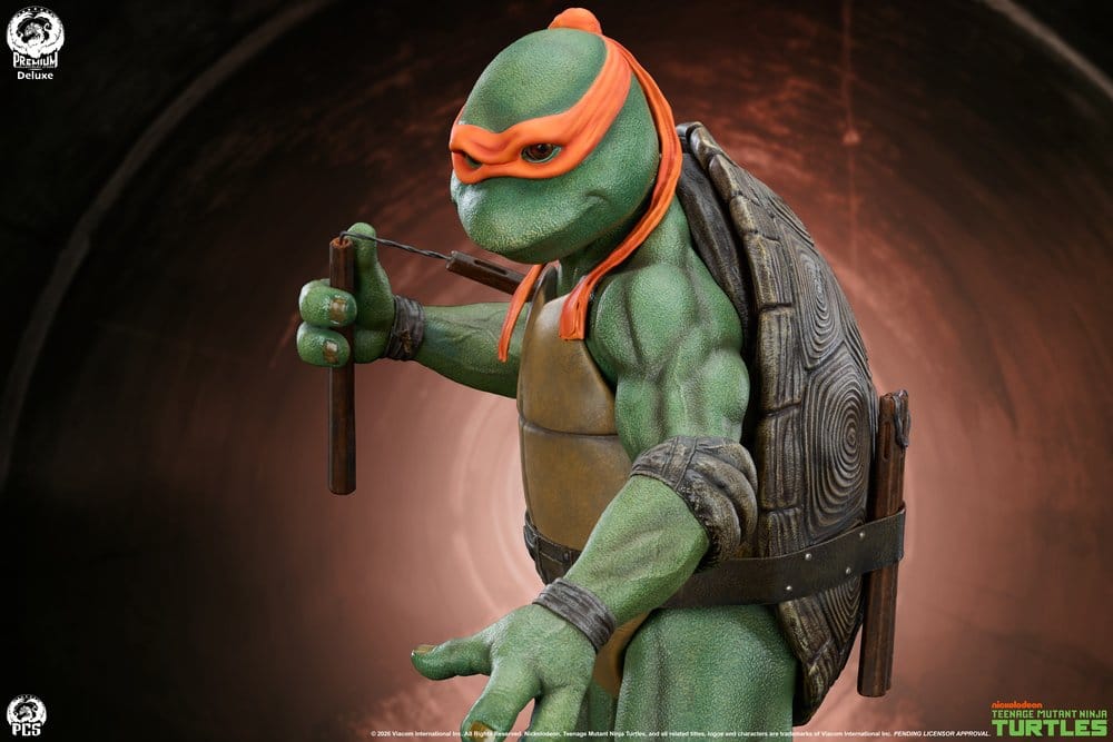 Tortugas Ninja Estatua 1/2 Michelangelo Deluxe Edition 84 cm