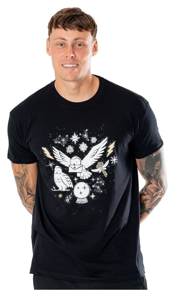 Harry Potter Camiseta Hedwig Magical Xmas Talla XL