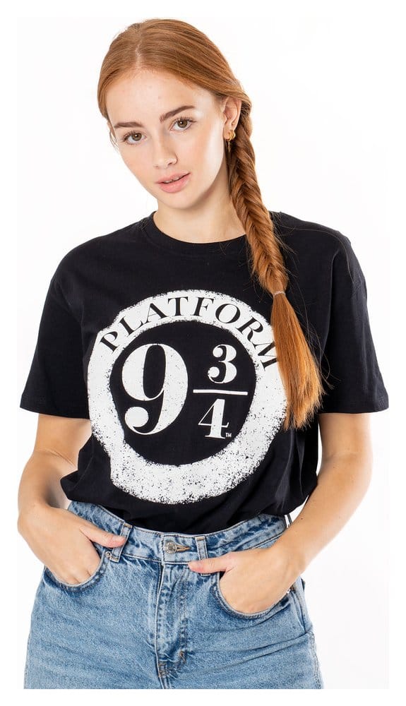 Harry Potter Camiseta Platform 9 3/4 Raised Print Talla L Frikytopia