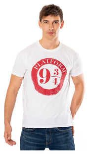 Harry Potter Camiseta Platform 9 3/4 Raised Print Talla XXL