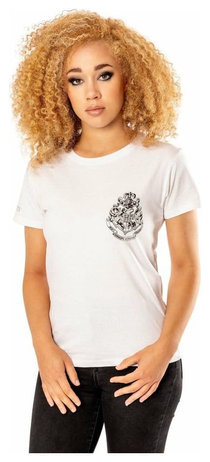 Harry Potter Camiseta Hogwarts Crest Talla S Frikytopia
