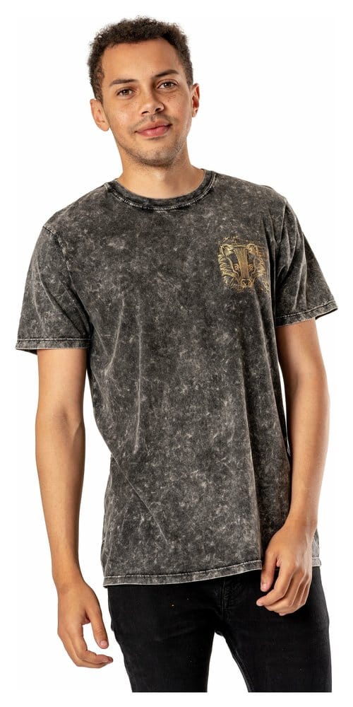 Harry Potter Camiseta Hufflepuff Acid Wash Talla L