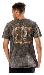 Harry Potter Camiseta Hufflepuff Acid Wash Talla M
