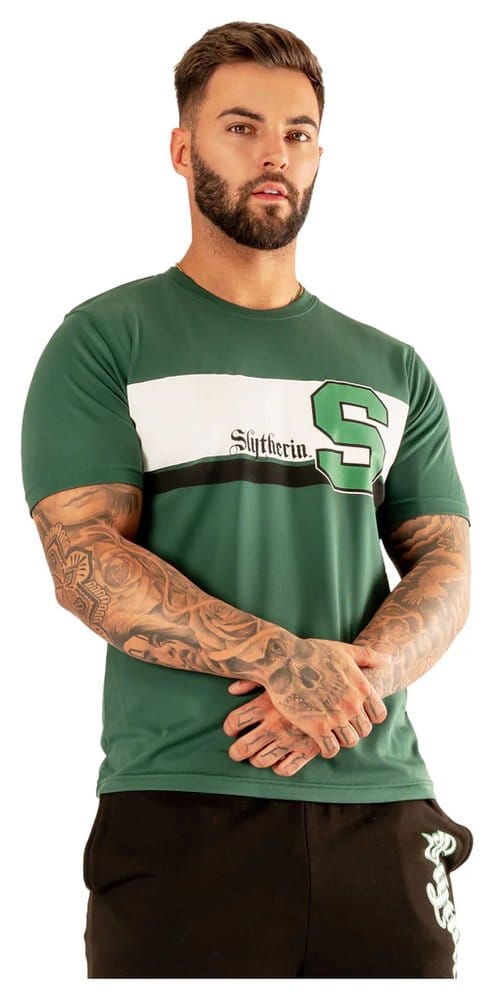 Harry Potter Camiseta Slytherin Track And Field Talla S Frikytopia