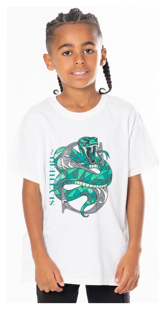 Harry Potter Camiseta niño Slytherin Mosaic Talla 12-13