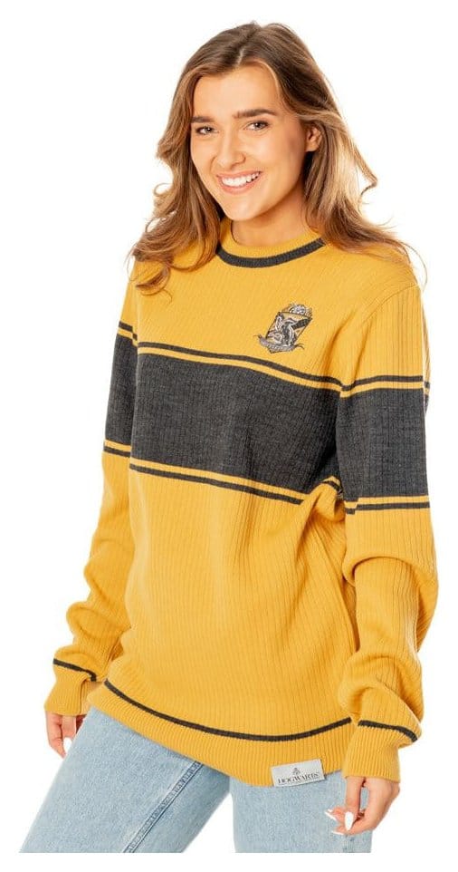 Harry Potter Sudadera niño Hufflepuff Varsity Talla XXL Frikytopia