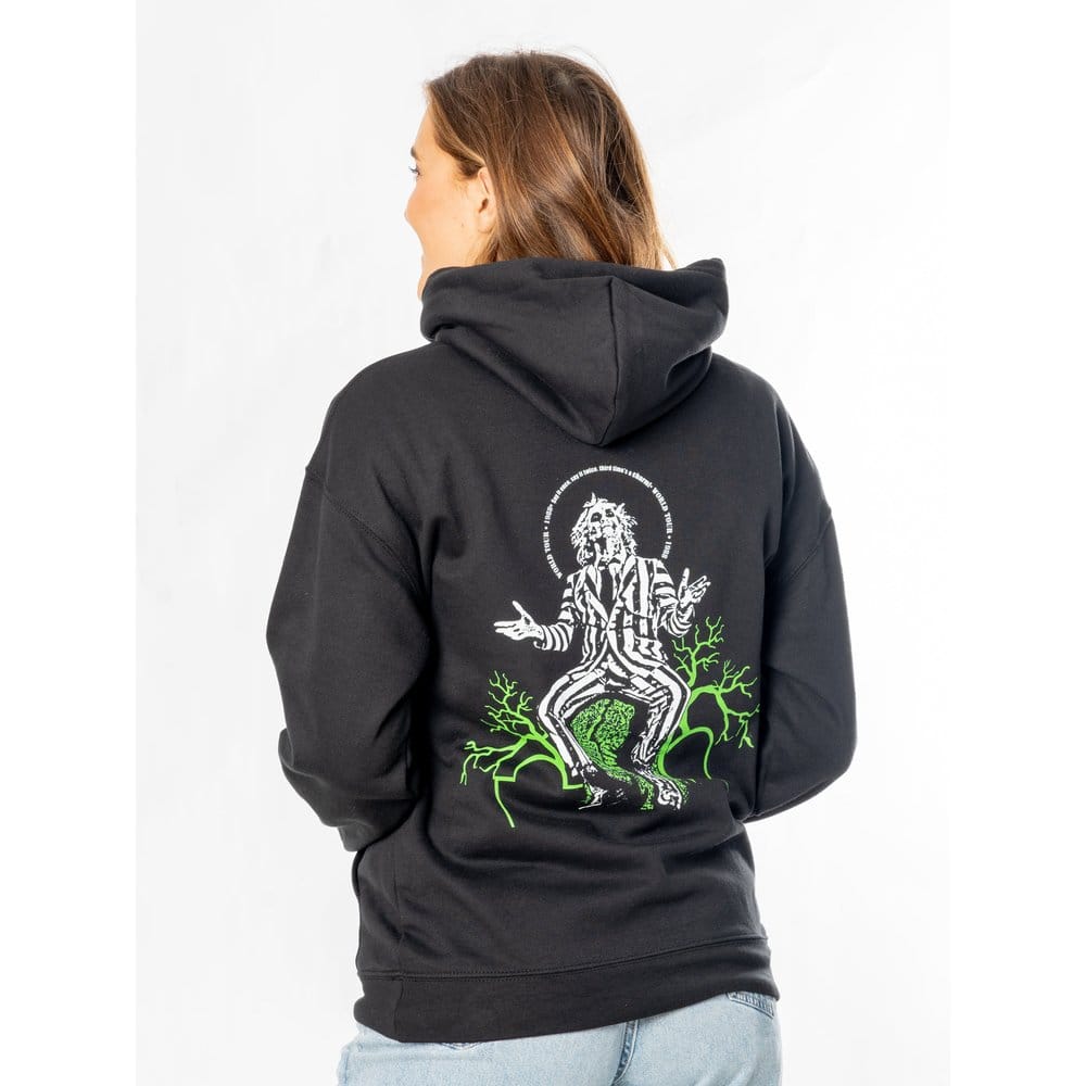 Beetlejuice Sudadera capucha Front Back World Tour Talla S