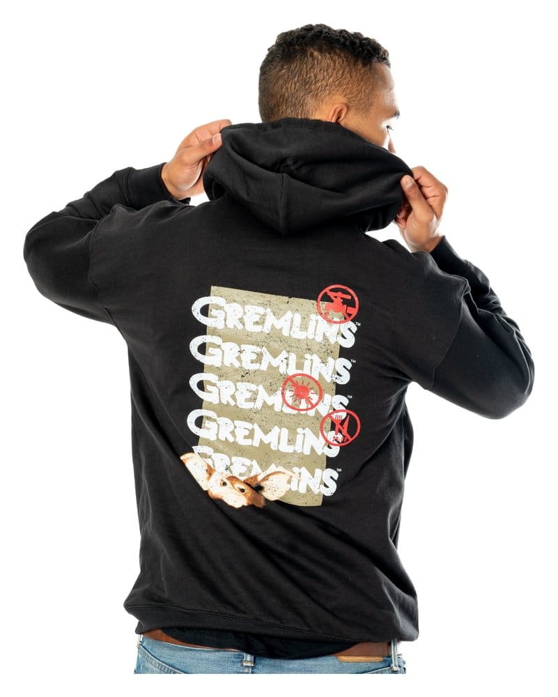 Gremlins Sudadera capucha Front Back Tear-Away Talla S Frikytopia