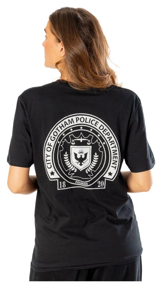 Batman Camiseta Arkham City GCPD Front Back Talla M Frikytopia