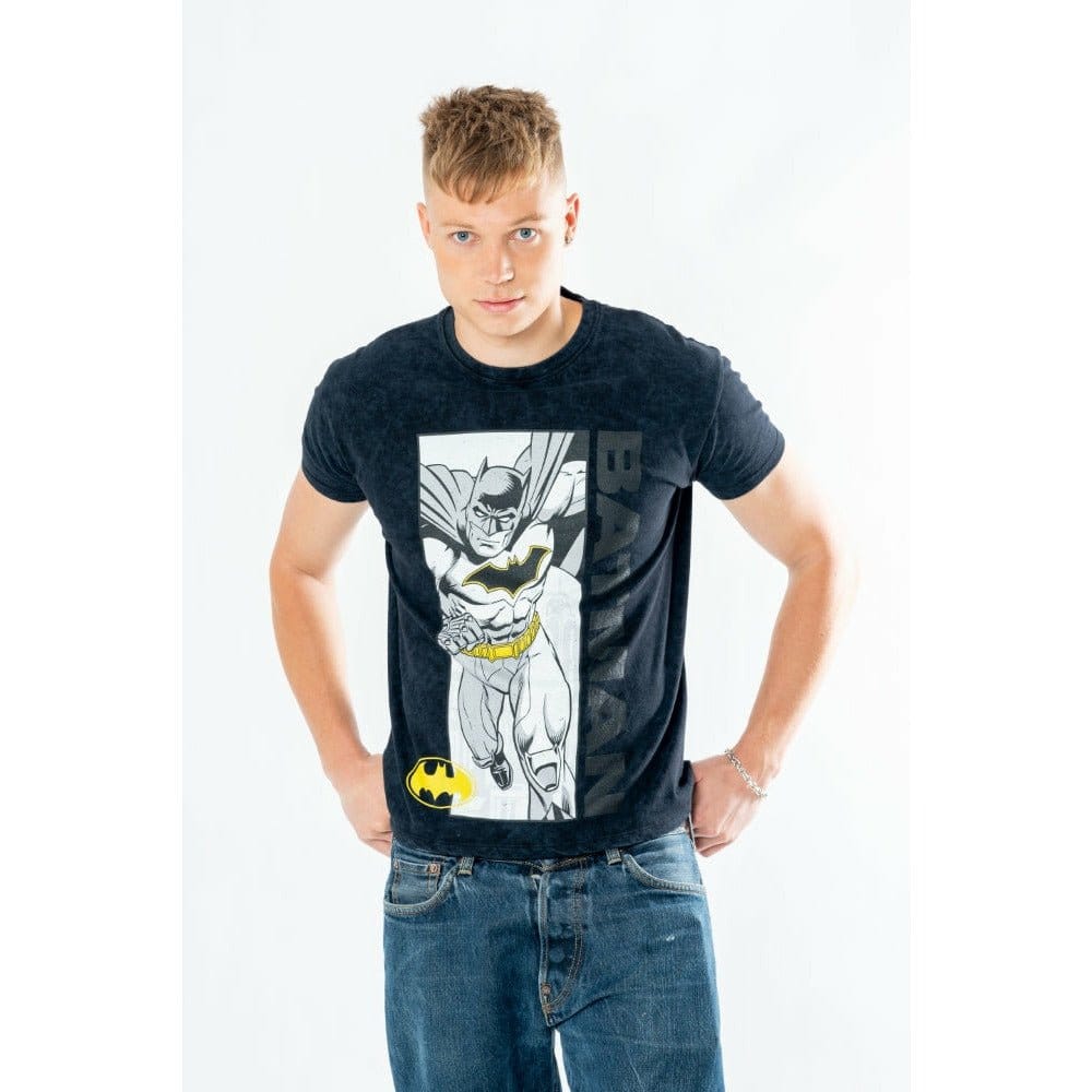 Batman Camiseta Comic Acid Wash Talla M Frikytopia