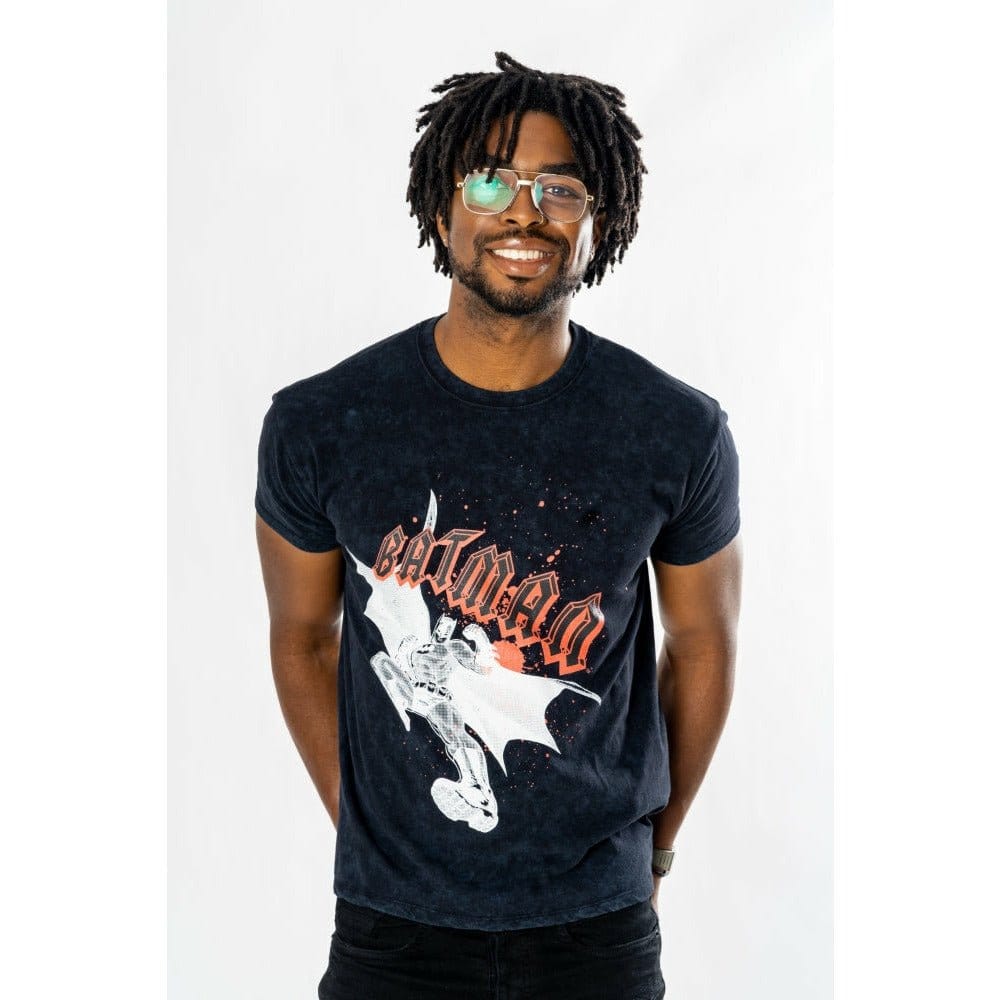 Batman Camiseta Rock Acid Wash Talla XXL