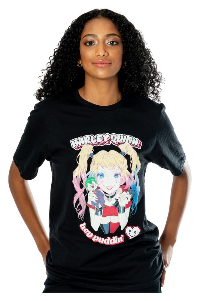 DC Camiseta Harley Quinn Anime Puddin' Talla XXL