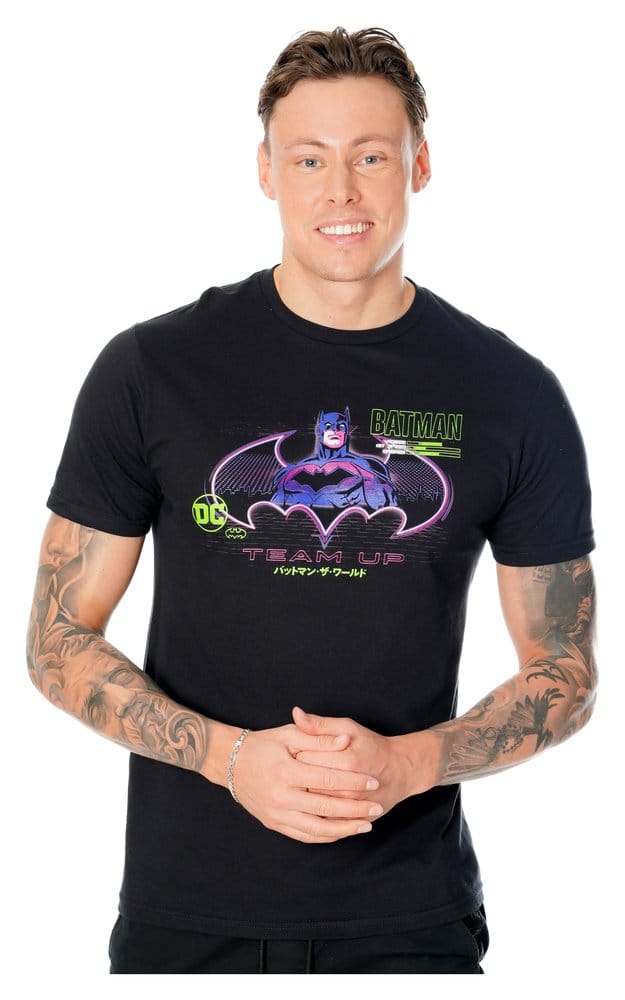 Batman Camiseta Anime Matrix Grid Talla M