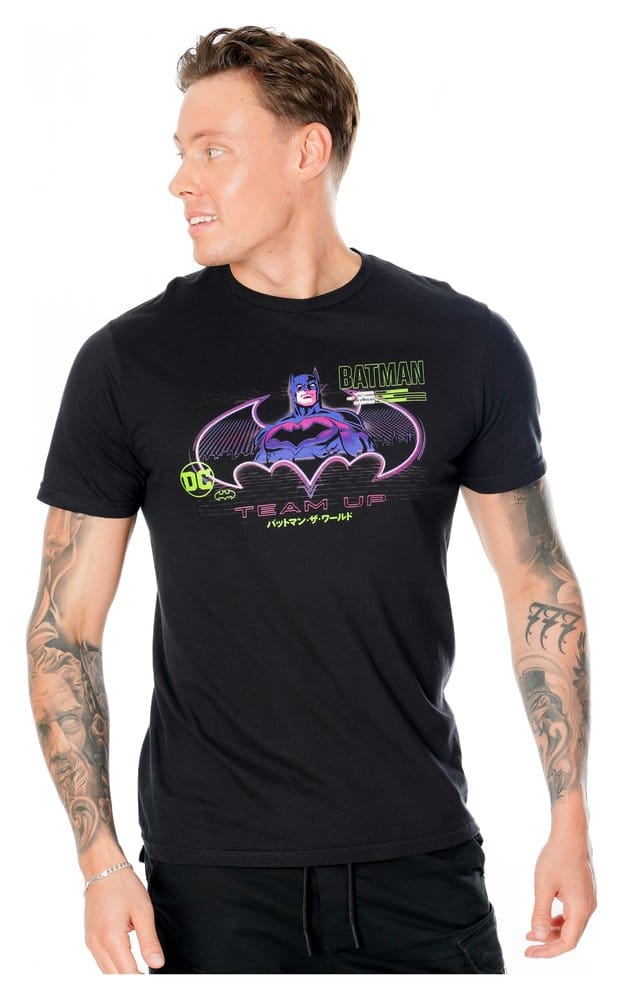 Batman Camiseta Anime Matrix Grid Talla M