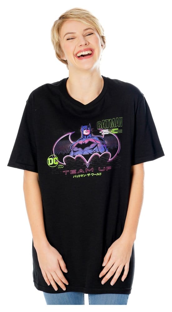 Batman Camiseta Anime Matrix Grid Talla M