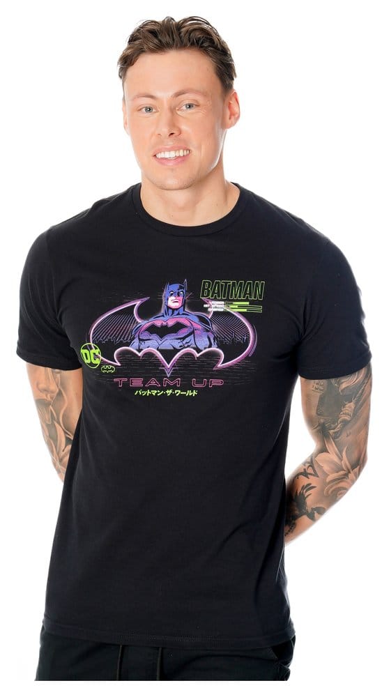 Batman Camiseta Anime Matrix Grid Talla M