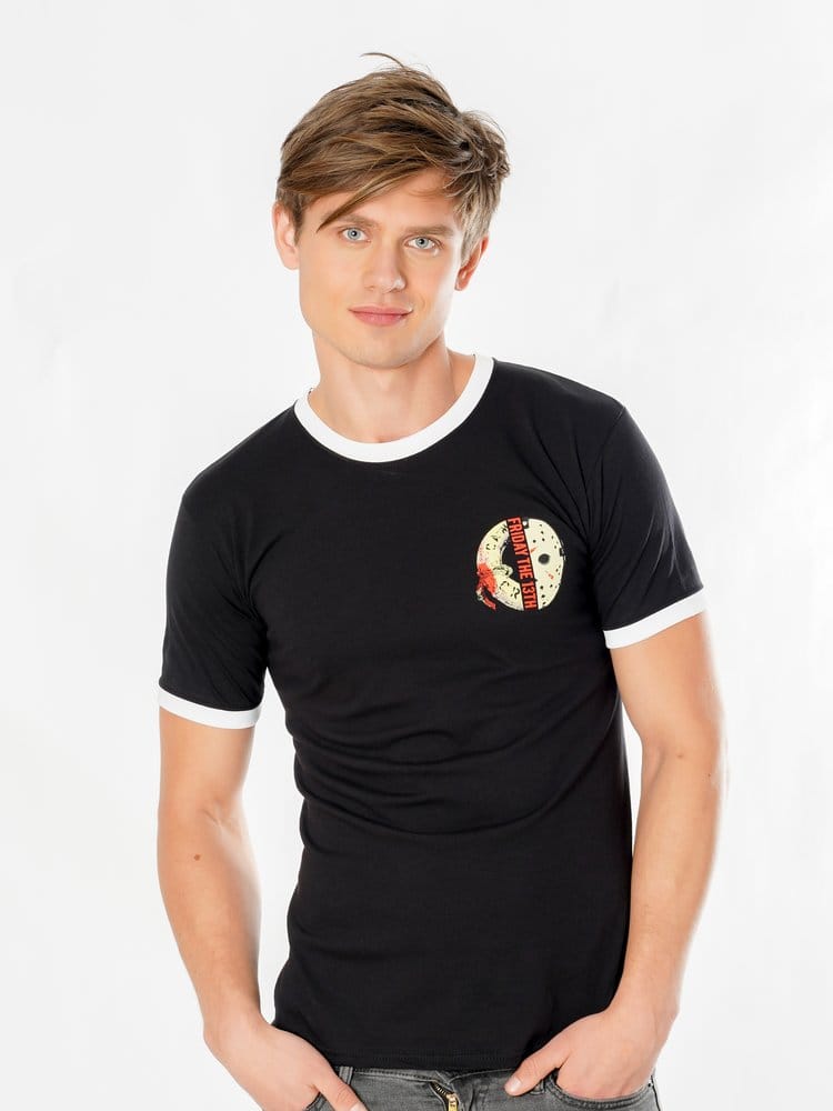 Viernes 13 Camiseta Life Ring Mask Reverse Talla S Frikytopia