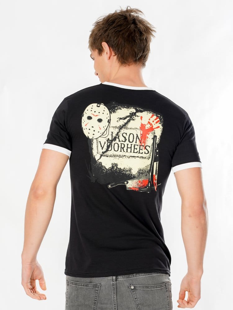 Viernes 13 Camiseta Life Ring Mask Reverse Talla S