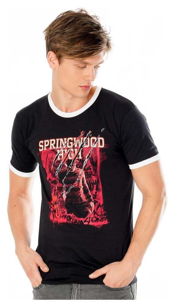 Pesadilla en Elm Street Camiseta Springwood High Talla S Frikytopia