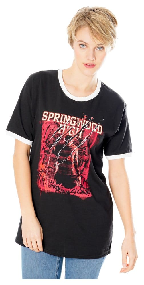 Pesadilla en Elm Street Camiseta Springwood High Talla M