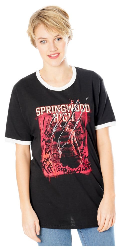 Pesadilla en Elm Street Camiseta Springwood High Talla S