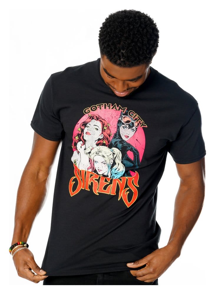 Gotham City Sirens Camiseta Vintage Poster Talla XL