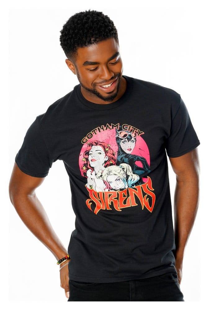 Gotham City Sirens Camiseta Vintage Poster Talla S