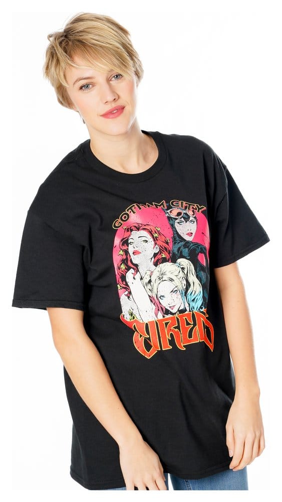 Gotham City Sirens Camiseta Vintage Poster Talla XXL