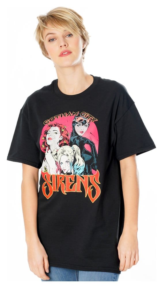 Gotham City Sirens Camiseta Vintage Poster Talla S