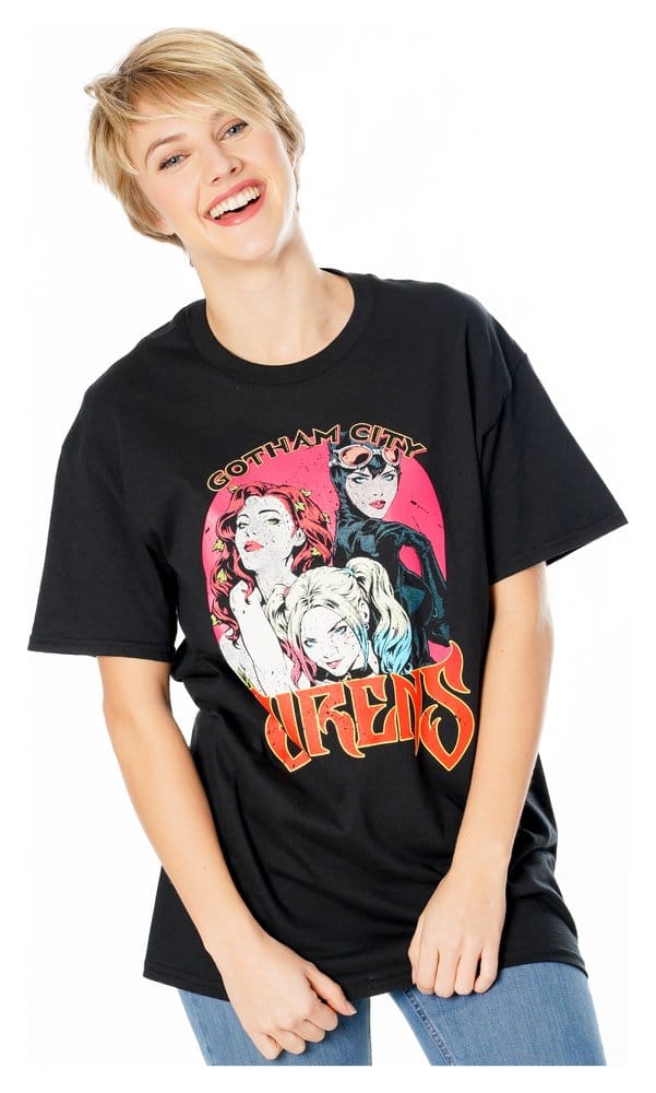 Gotham City Sirens Camiseta Vintage Poster Talla M