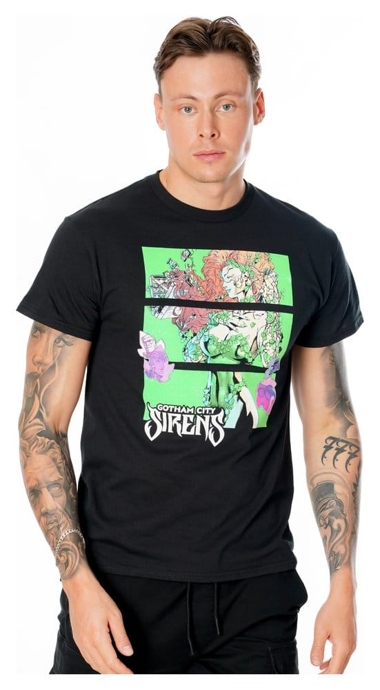 Gotham City Sirens Camiseta Poison Ivy Sirens Cash Black Talla M