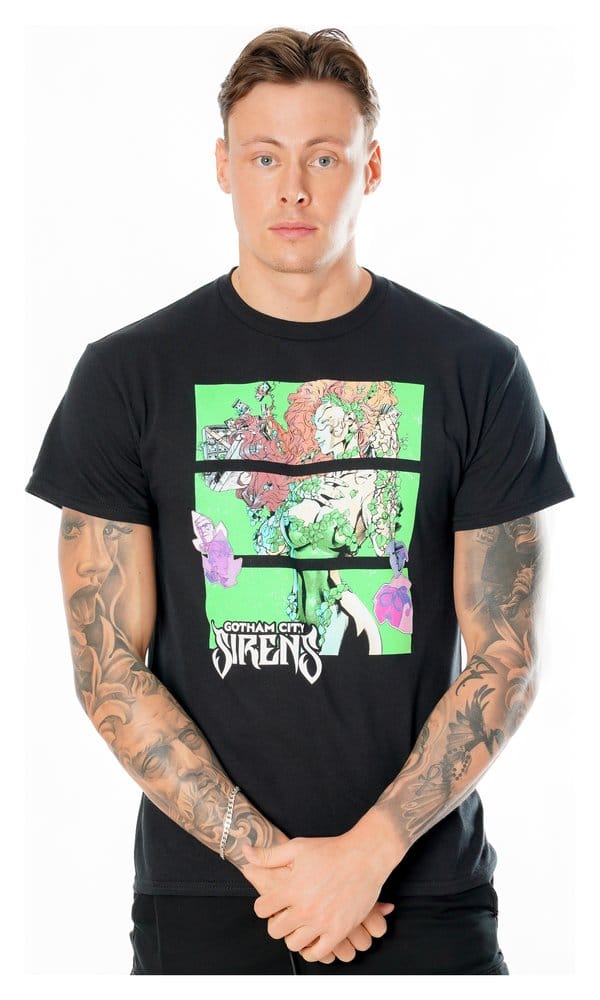 Gotham City Sirens Camiseta Poison Ivy Sirens Cash Black Talla S