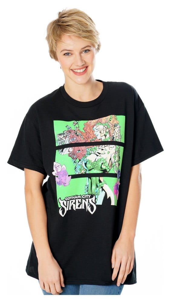 Gotham City Sirens Camiseta Poison Ivy Sirens Cash Black Talla S