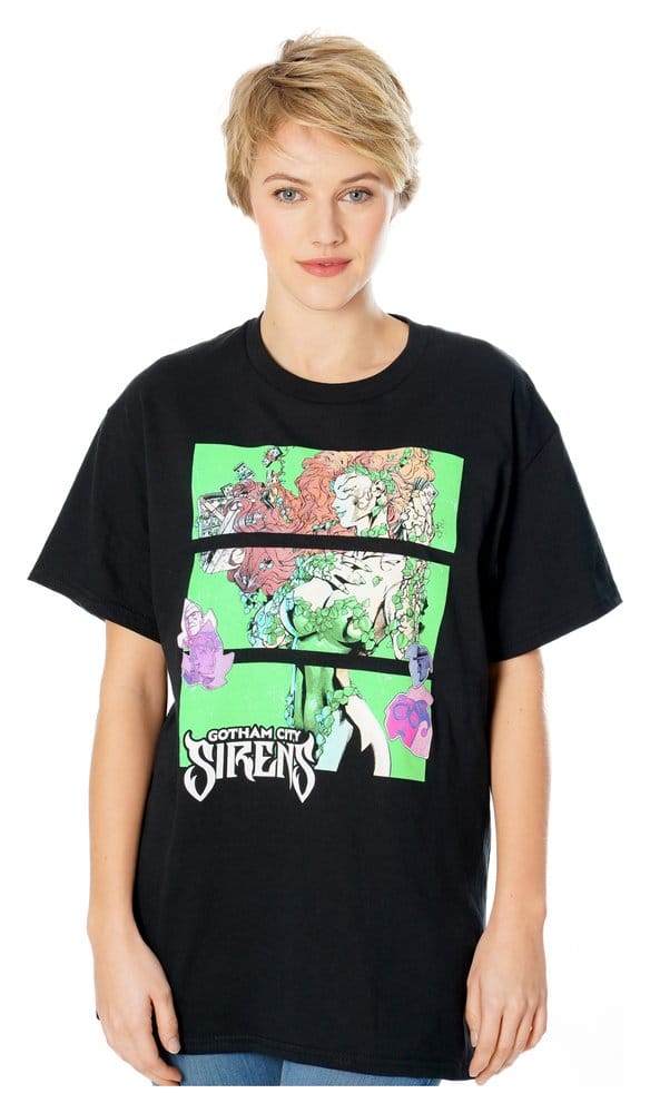 Gotham City Sirens Camiseta Poison Ivy Sirens Cash Black Talla L