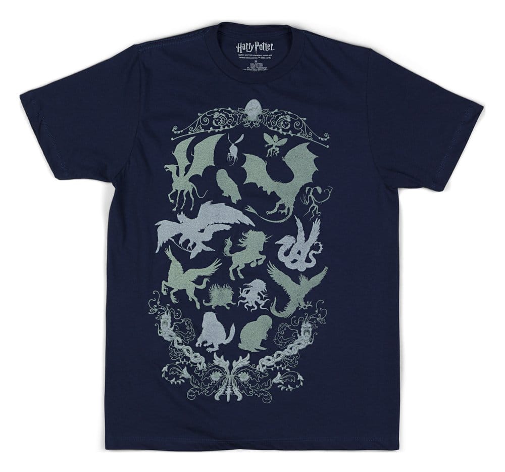 Harry Potter Camiseta Magical Creatures Field Guide Talla M Frikytopia
