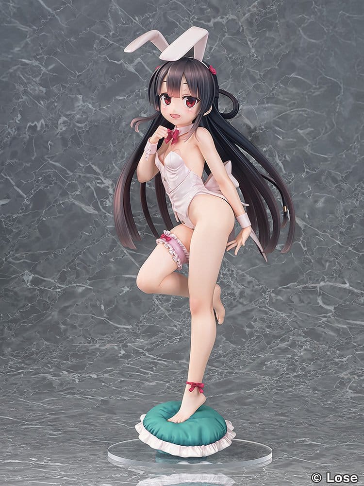 Maitetsu Last Run!! Estatua 1/3 Hachiroku: White Bunny Ver. 40 cm