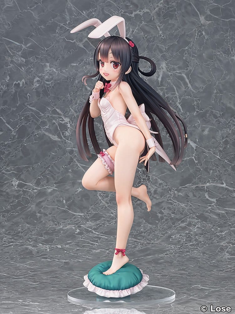 Maitetsu Last Run!! Estatua 1/3 Hachiroku: White Bunny Ver. 40 cm