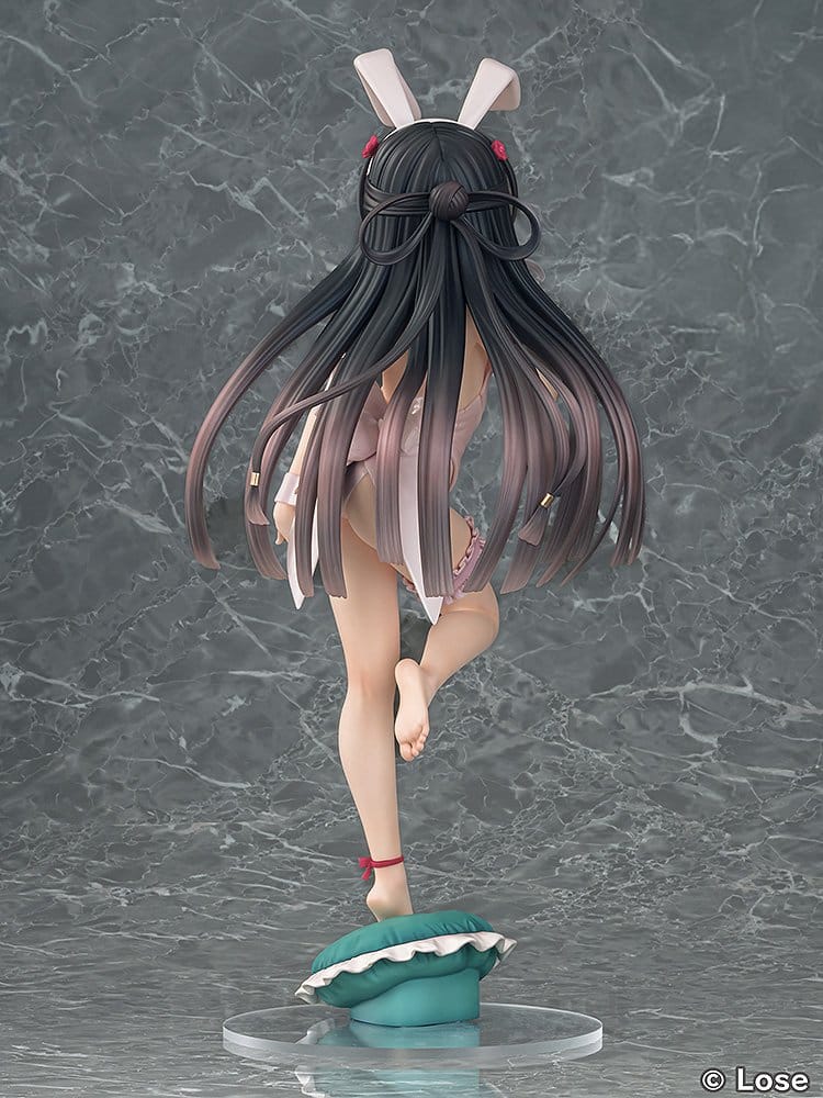 Maitetsu Last Run!! Estatua 1/3 Hachiroku: White Bunny Ver. 40 cm