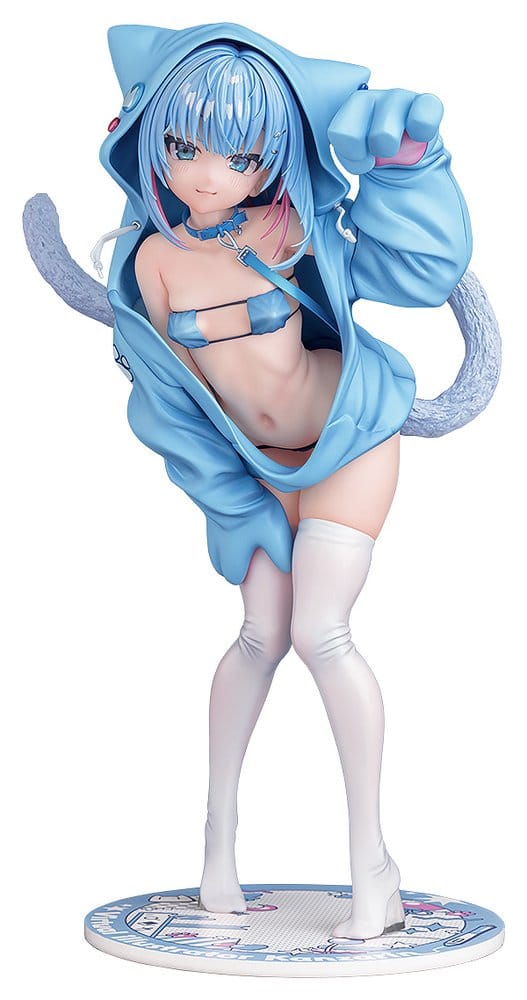 Virtual illustrator Kanzarin Figura PVC 1/6 kanzarin-chan: Cat-Eared Hoodie Ver. 26 cm Frikytopia